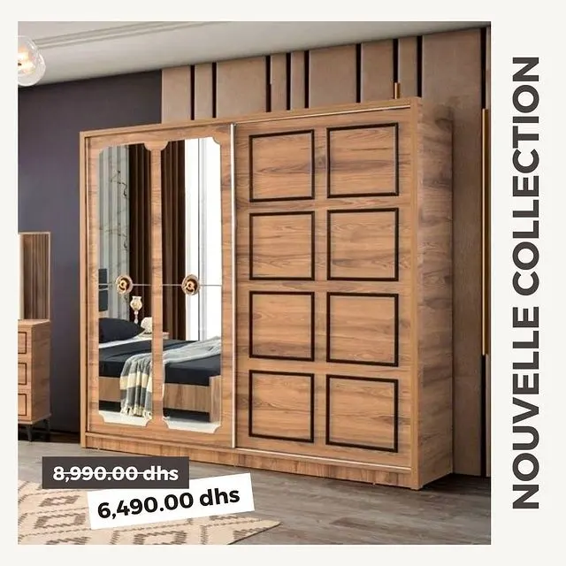 Soldes Yatout Home Armoire ASPENDOS 6490Dhs au lieu de 8990Dhs