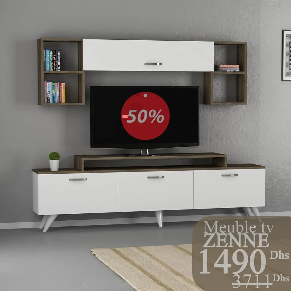 Soldes Azura Home Meuble TV ZENNE 1499Dhs au lieu de 3711Dhs