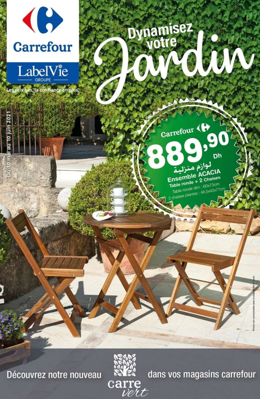 Catalogue Carrefour Maroc Dynamisez votre jardin du 10 Mai au 10 Juin 2021