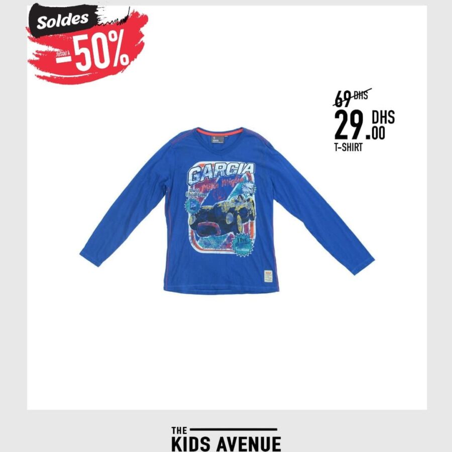 Soldes Kids Avenue MH T-shirt pour garçon 29Dhs au lieu de 69Dhs