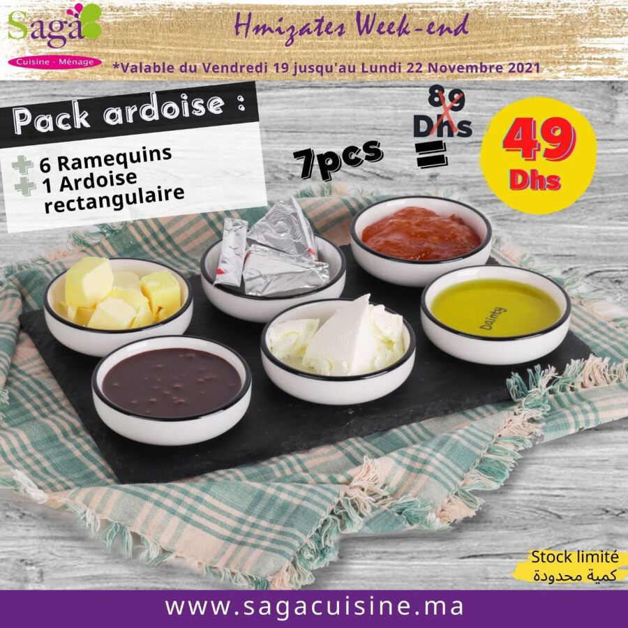 Catalogue du Week-end Saga Cuisine valable du 19 au 22 novembre 2021