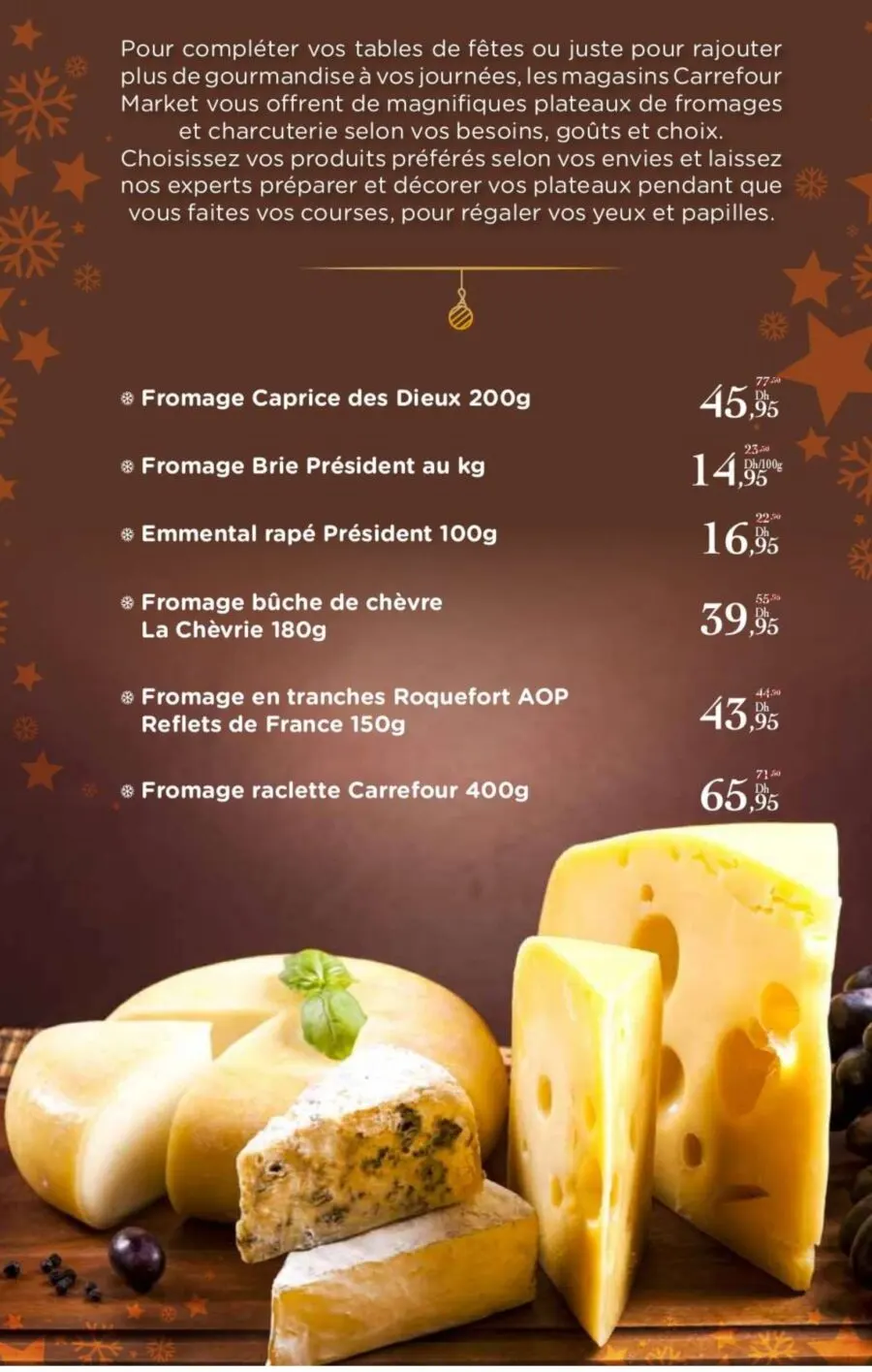 Catalogue Carrefour Market Maroc Pour des tables gourmandes du 20 au 31 décembre 2021