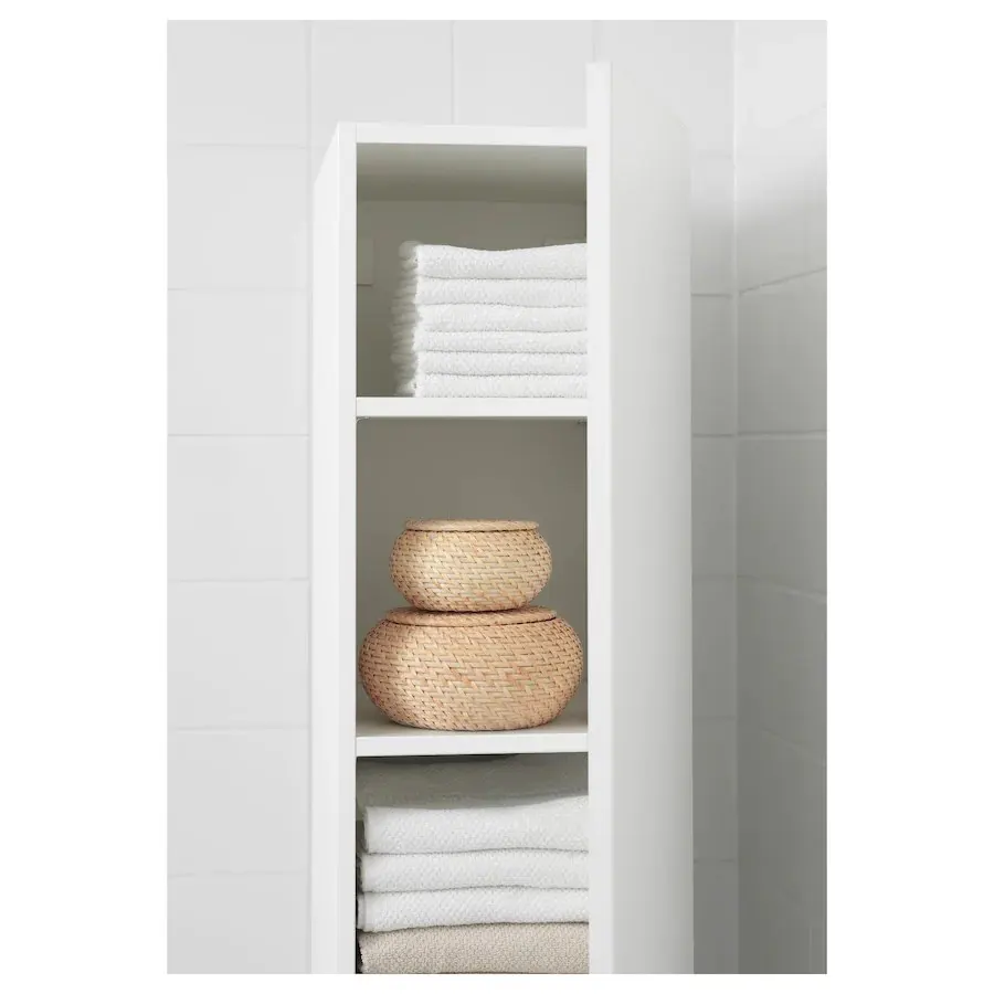 Soldes Ikea Maroc Boîte avec couvercle 3 pièces jonc de mer FRYKEN 119Dhs au lieu de 149Dhs