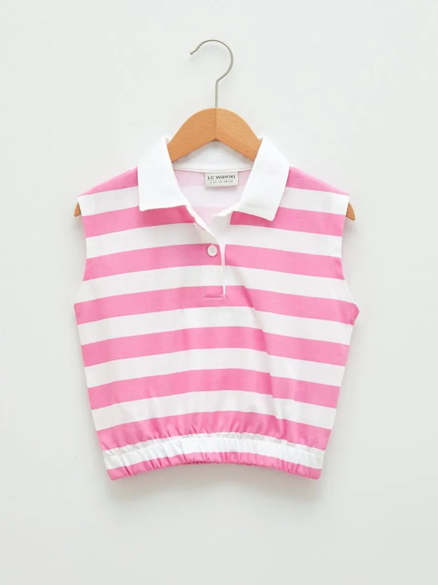 Blouse rose pour fille