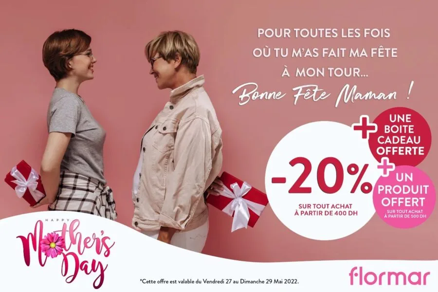 Offres Spéciales Flormar Maroc pack-cadeau 20% sur tout achat à partir de 400Dhs