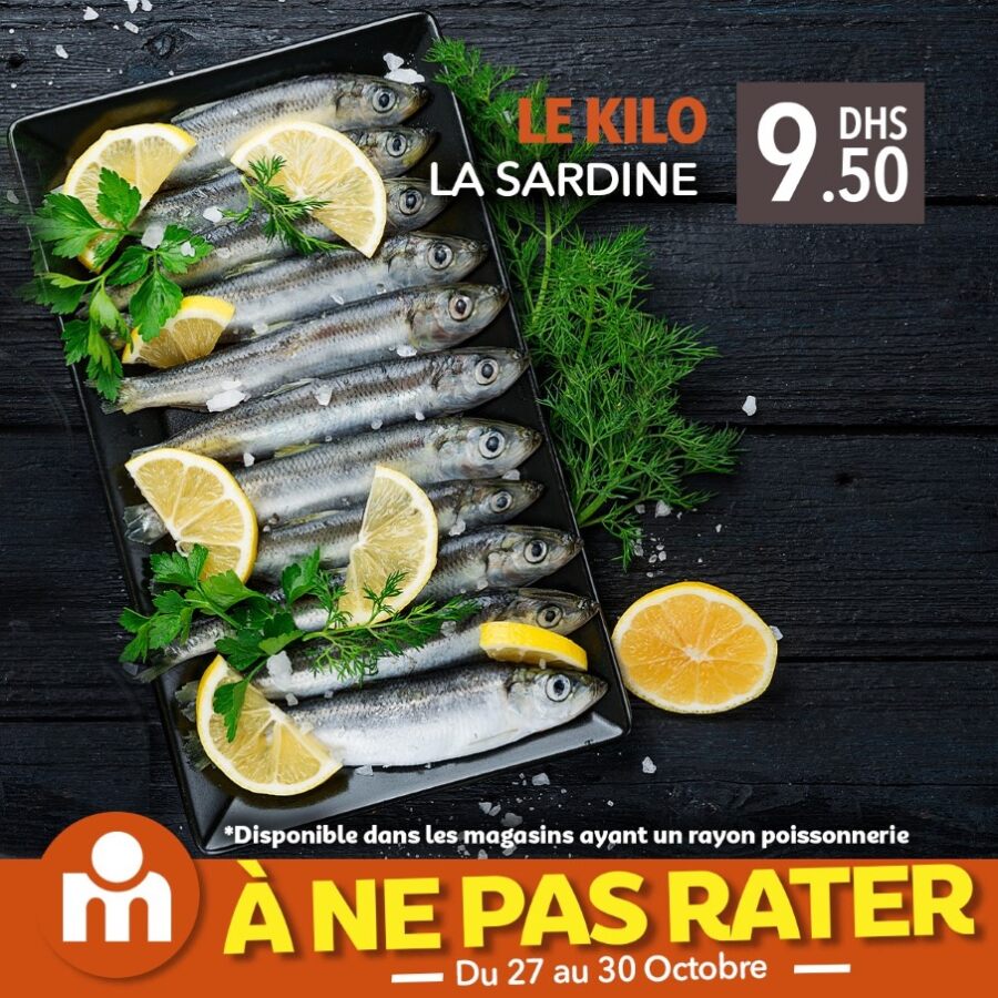 Offres du Week-end chez Marjane Market du 27 au 30 octobre 2022