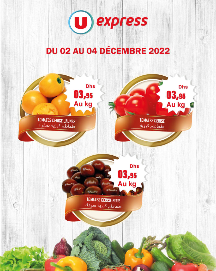 Offres du Week-end chez U Express Maroc valable du 3 au 4 décembre 2022