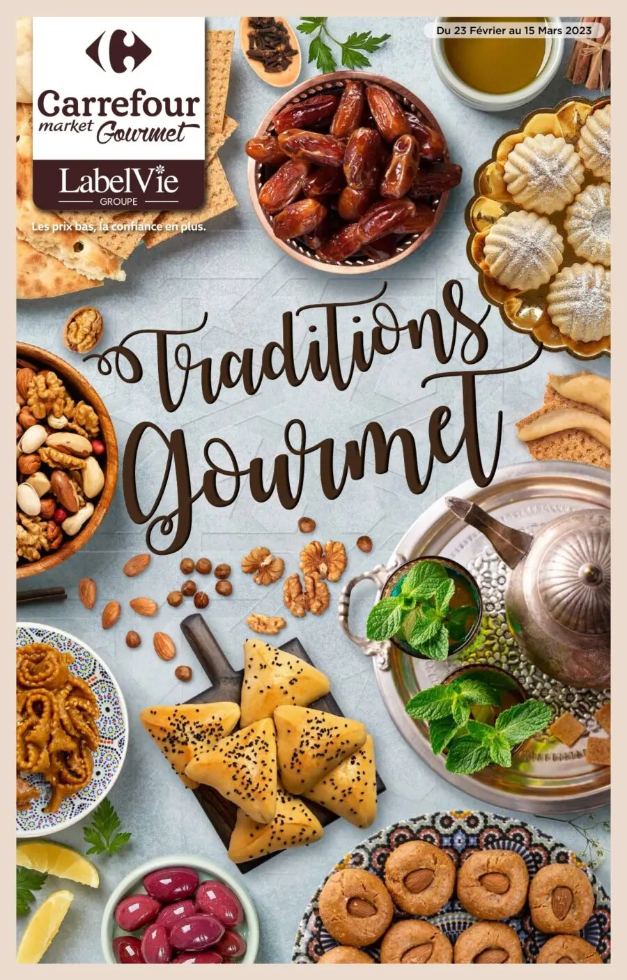 Catalogue carrefour Gourmet Maroc du 23 février au 15 mars 2023