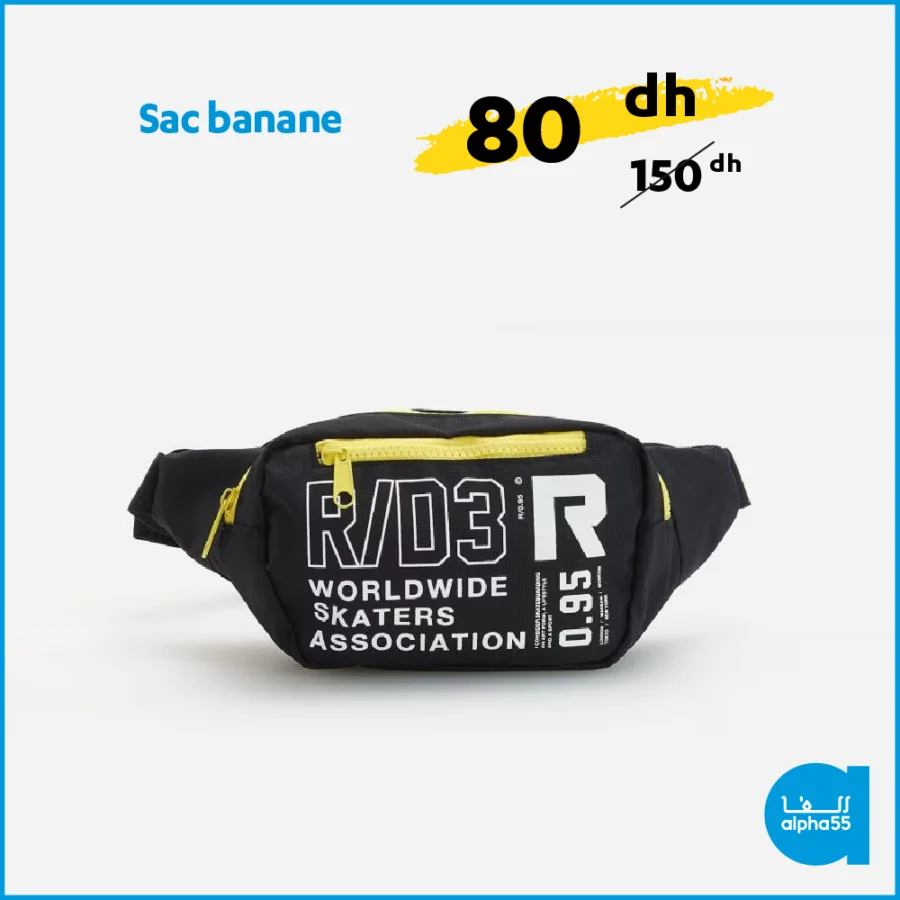 Offres عروض العيد chez Alpha55 Sac banane pour garçon 80Dhs au lieu de 150Dhs