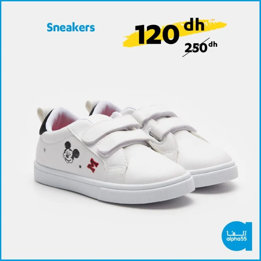 Offres عروض العيد chez Alpha55 Sneakers enfants 120Dhs au lieu de 250Dhs