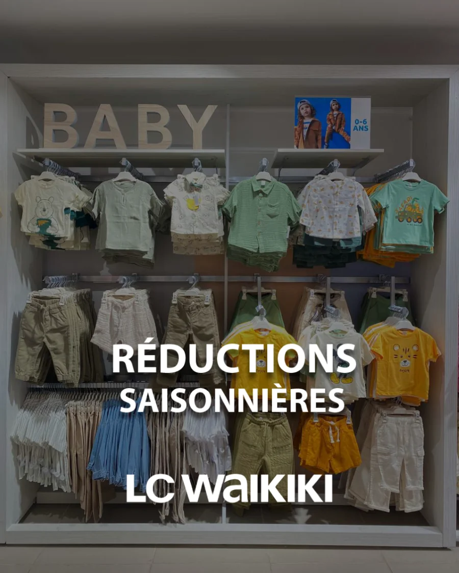 Soldes saisonniers pour enfants chez LC Waikiki Maroc Réchauffez l'été التخفيضات الموسمية للأطفال 