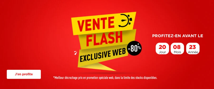 Ventes Flash chez Kitea valable jusqu'au dimanche 20 Août 2023