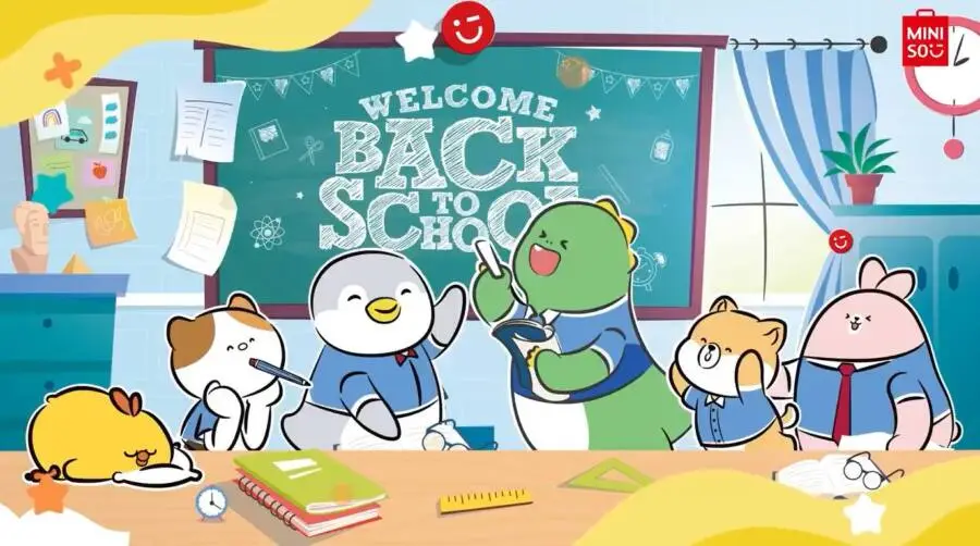 Welcome Back to School chez Miniso Maroc Offres pour la rentrée scolaire