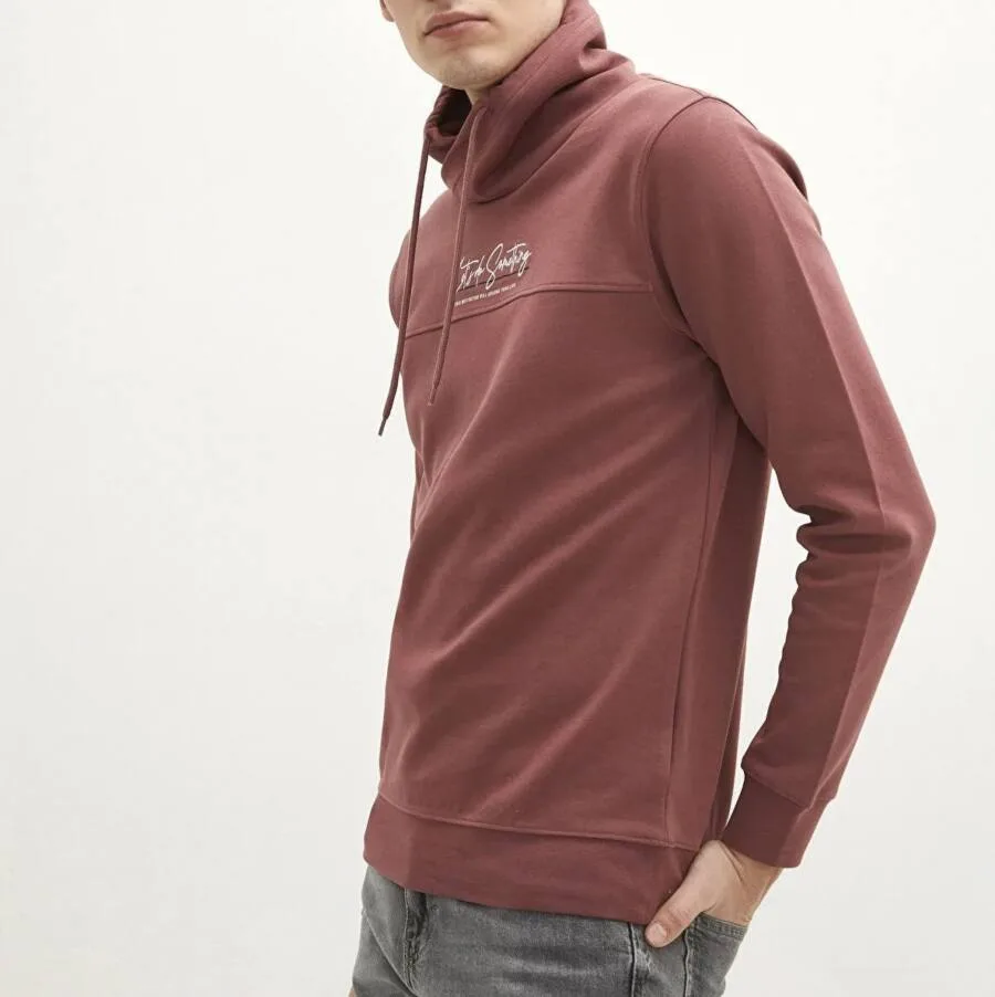 Sweat-shirt imprimé à manches longues pour hommes