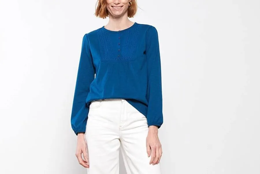 Blouse Grace PÉTROLE pour femmes