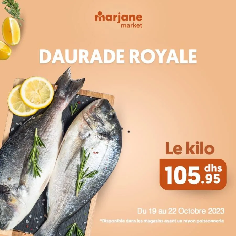 Offres du Week-end chez Marjane Market valable jusqu'au 22 octobre 2023