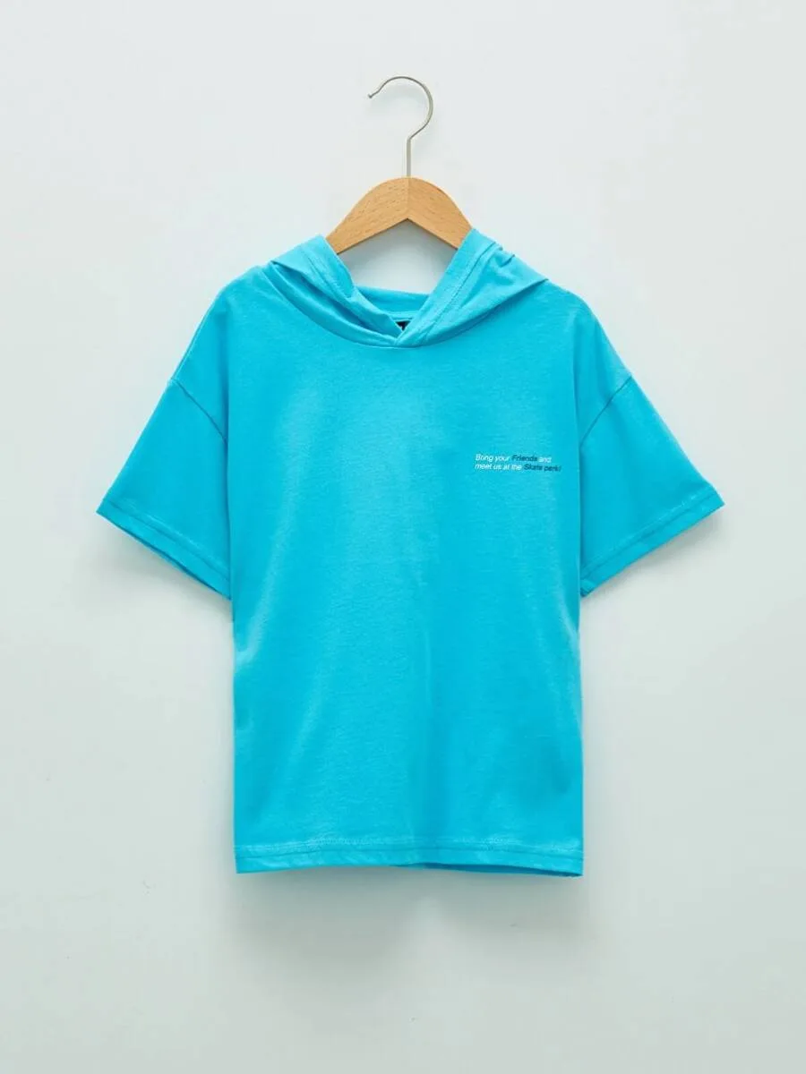 T-shirt LCW pour garçon TURQUOISE