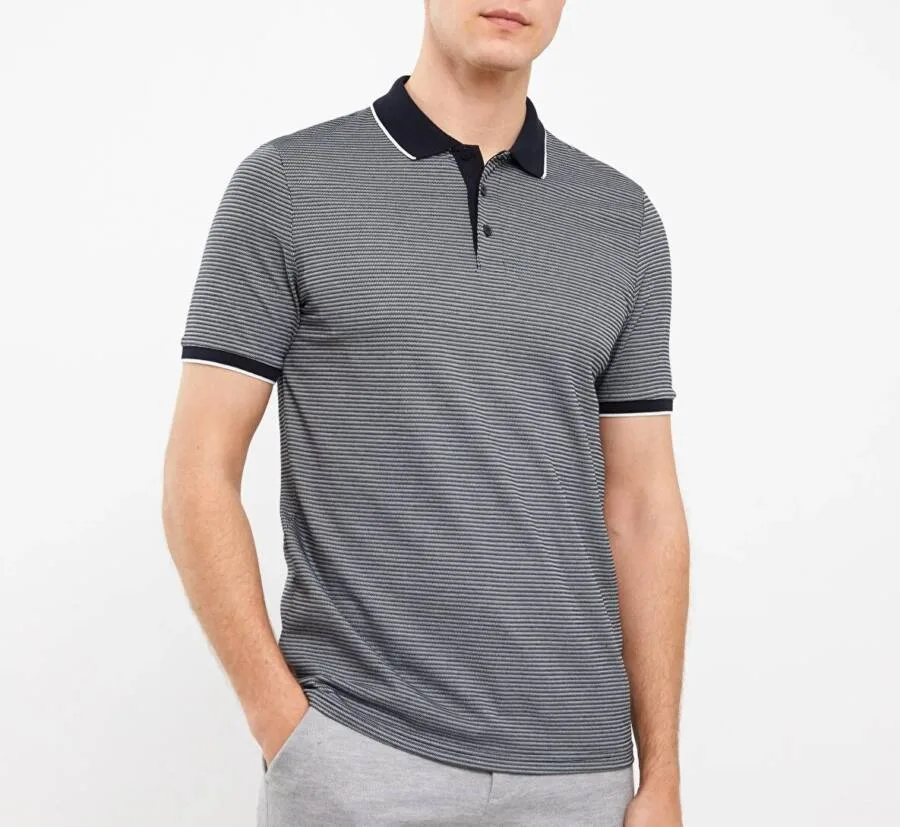 T-shirt à manches courtes pour hommes à col polo