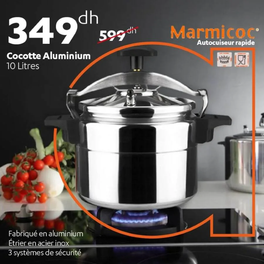 Cocotte aluminium 10 litres MARMICOC