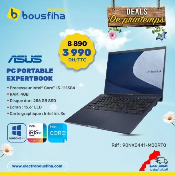 Laptop EXPERTBOOK i3 11ème ASUS