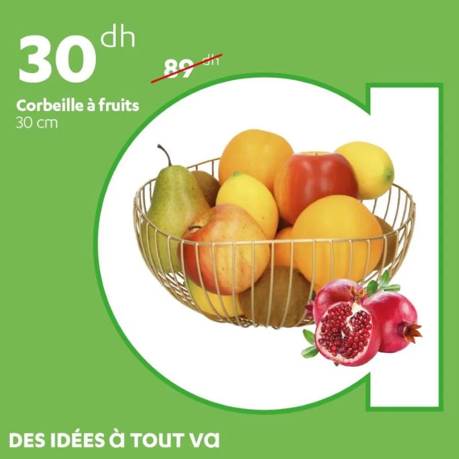 Corbeille à fruits 30cm