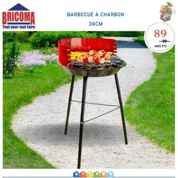 Barbecue à charbon 36cm