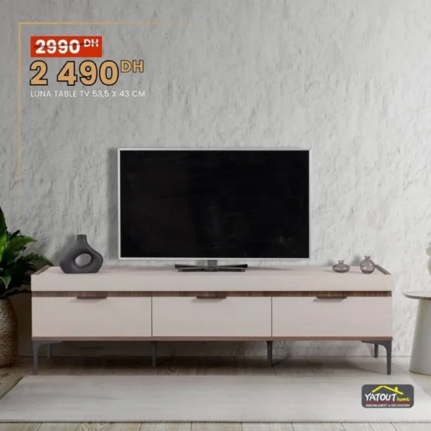 Table TV 53.5x43cm LUNA