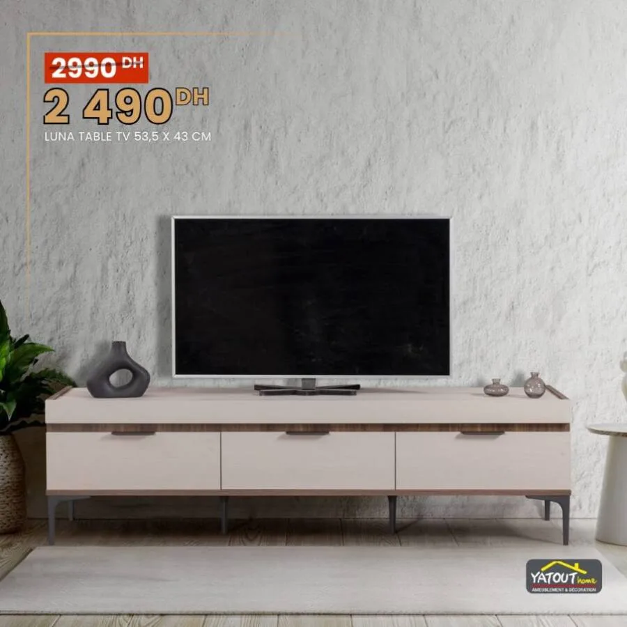 Table TV 53.5x43cm LUNA