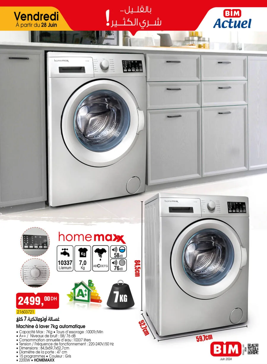 Spécial Lave linge HOMEMAXX