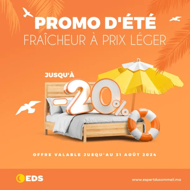 Promo d'été عروض الصيف chez Expert du Sommeil