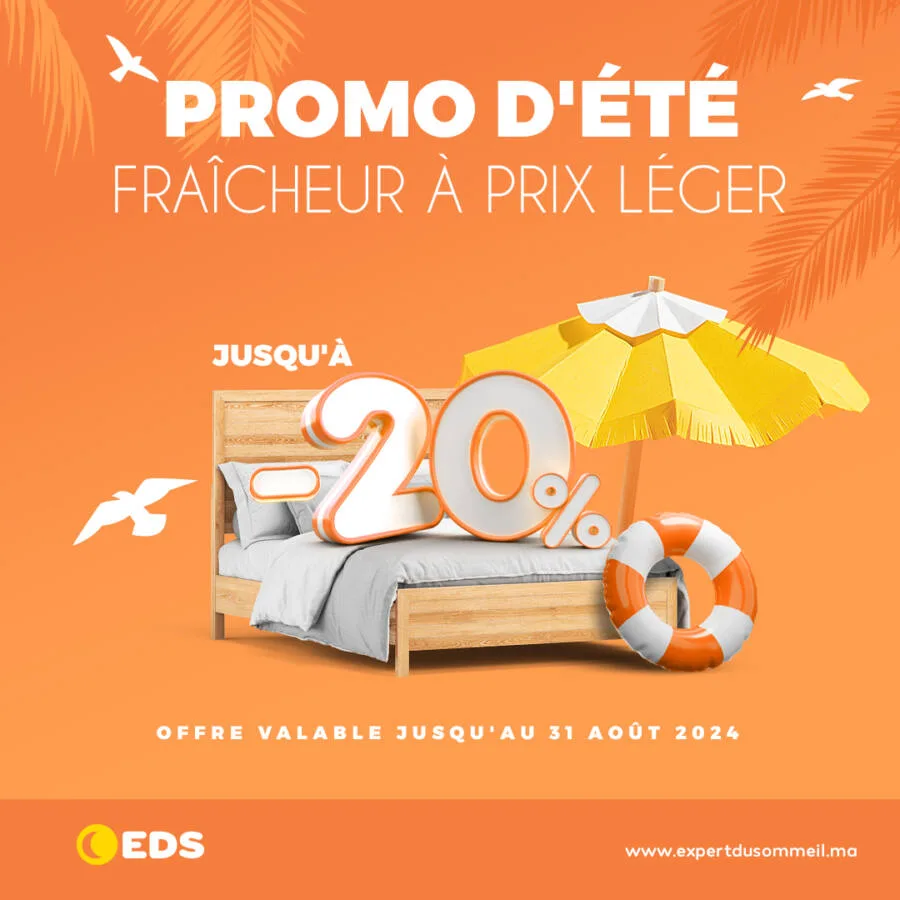 Promo d'été عروض الصيف chez Expert du Sommeil