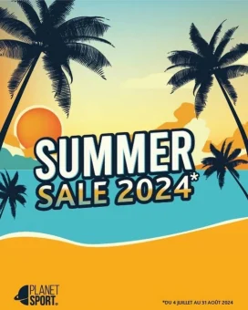 Offres Summer Sale 2024 chez Planet Sport