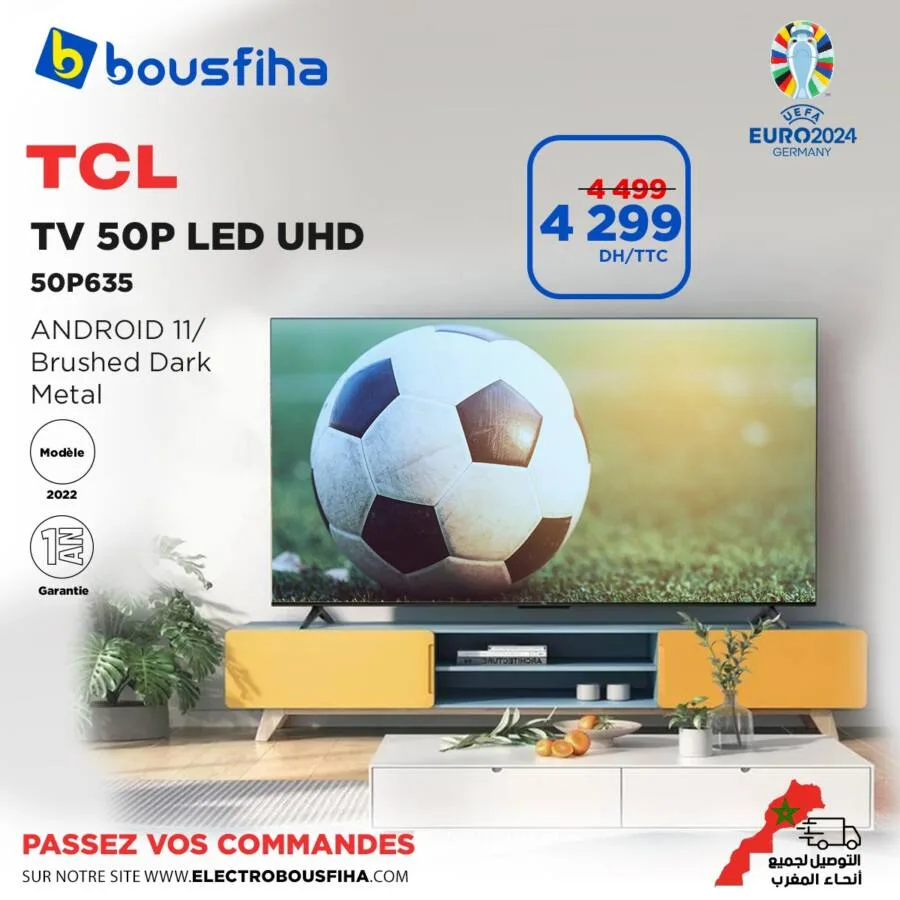 Smart TV UHD 50 pouces TCL