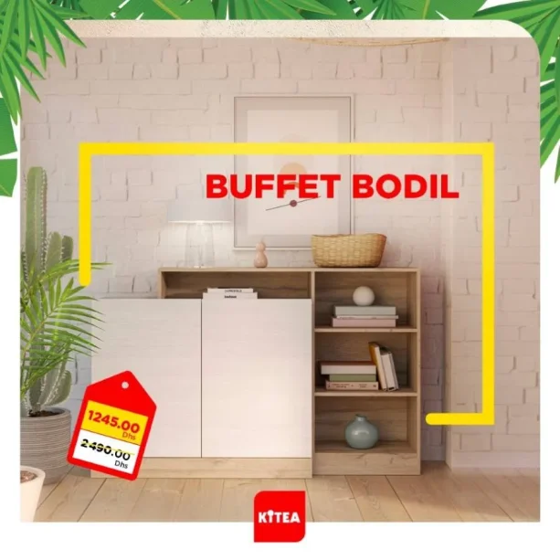 Offres d'été dernier jour chez Kitea Buffet BODIL