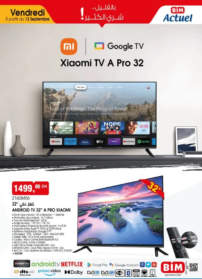 Catalogue Bim Maroc Spécial Smart TV XIAOMI