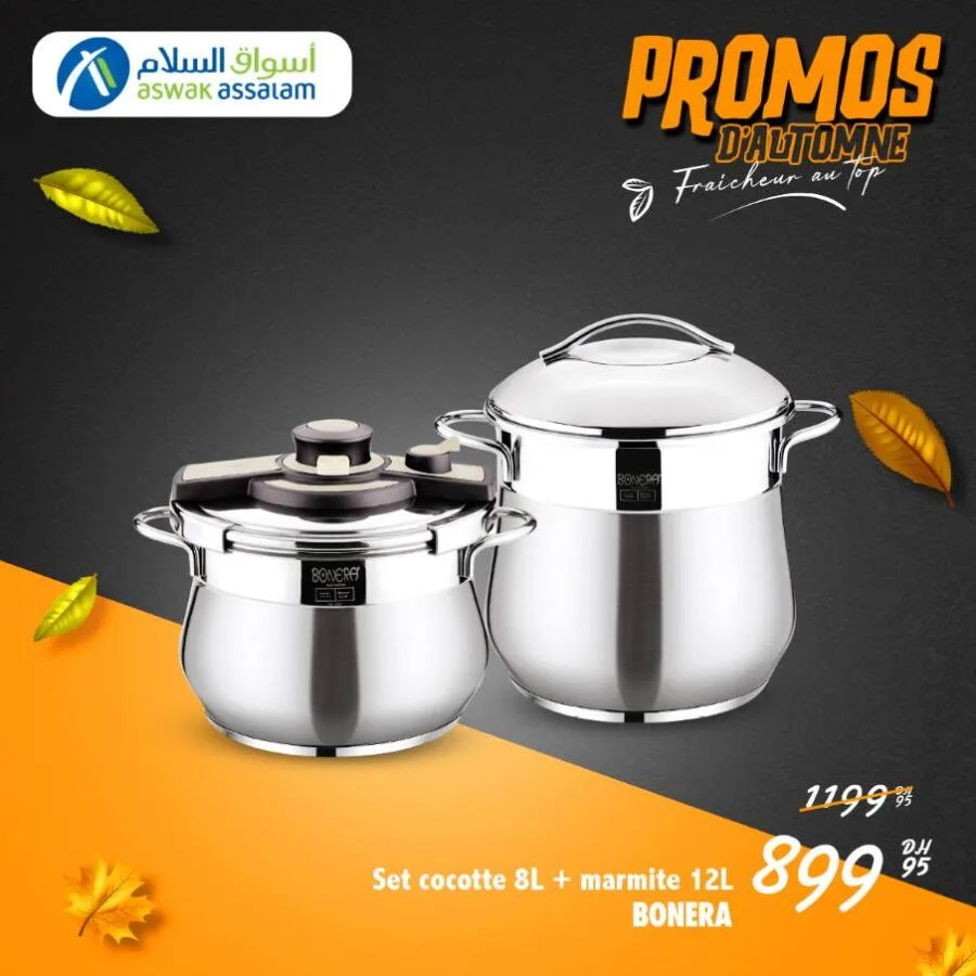 Cocotte 8 litres + Marmite 12 litres