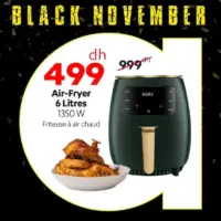 Air-Fryer Friteuse à air chaud 6 litres