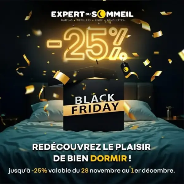 Catalogue Black Friday Expert du Sommeil -25%