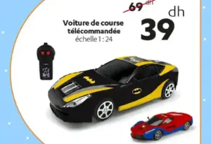 Voiture de course télécommandée divers coloris