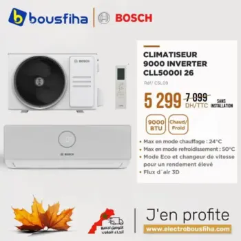 Climatiseur Chaud/Froid 9000BTU BOSCH