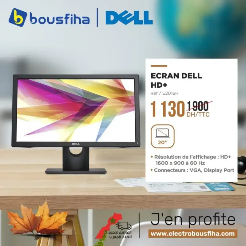 Ecran DELL HD+ 20 pouces