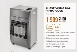 Chauffage à gaz Infrarouge DELONGHI