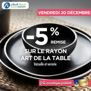 remise sur le rayon Art de table vaisselles et verreries