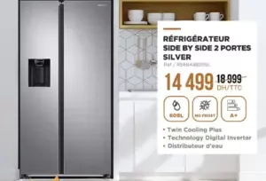 Réfrigérateur SIDE BY SIDE 2 portes 609 litres SAMSUNG