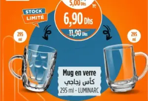 Mug en verre 295ml LUMINARC