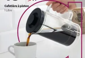 Cafetière à piston 1 litre