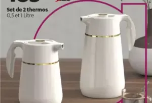 Set de 2 thermos 0.5 et 1 litres